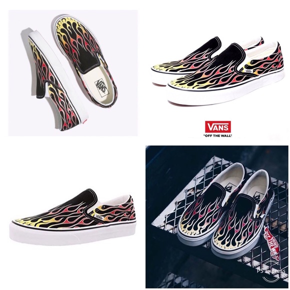 Vans Mash Up Flames Classic Slip-On 🔥 - Picture 4 of 8